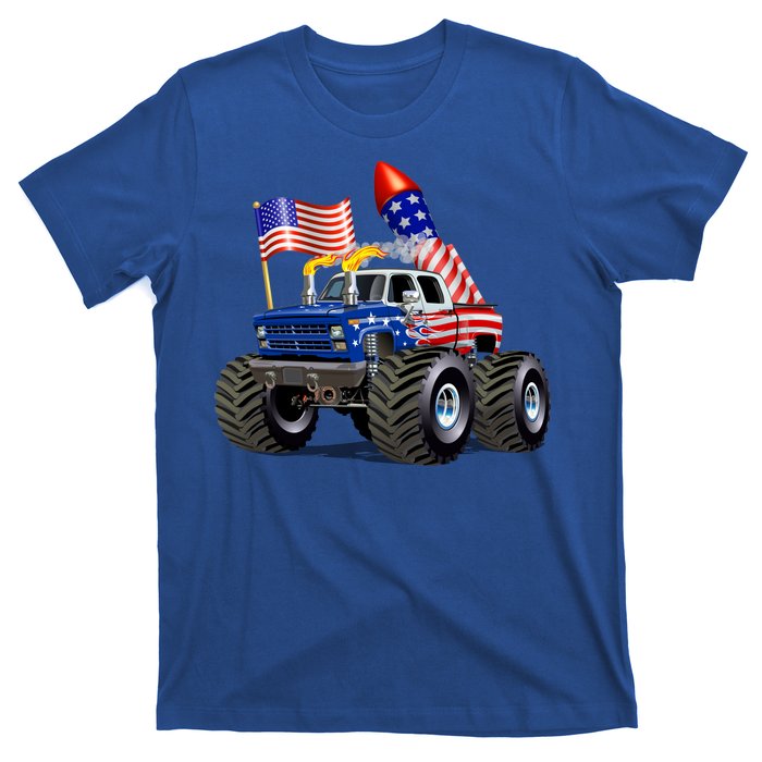 4th Of July Firecracker Monster Truck T-Shirt