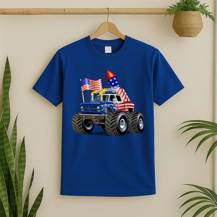 4th Of July Firecracker Monster Truck T-Shirt
