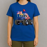 4th Of July Firecracker Monster Truck T-Shirt