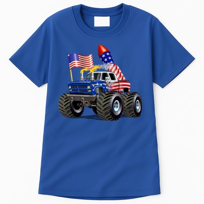 4th Of July Firecracker Monster Truck Tall T-Shirt