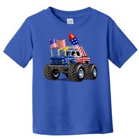 4th Of July Firecracker Monster Truck Toddler T-Shirt