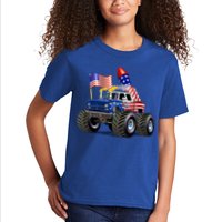 4th Of July Firecracker Monster Truck Kids T-Shirt