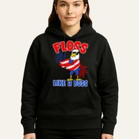 4th Of July Floss Like A Boss Eagle Hoodie