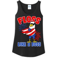 4th Of July Floss Like A Boss Eagle Ladies Essential Tank