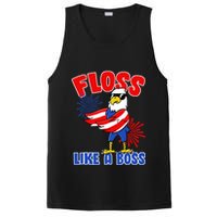 4th Of July Floss Like A Boss Eagle PosiCharge Competitor Tank