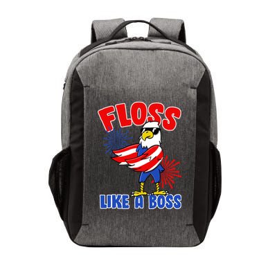 4th Of July Floss Like A Boss Eagle Vector Backpack