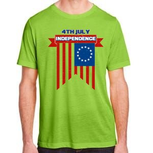 4th Of July Independence American Flag  Adult ChromaSoft Performance T-Shirt