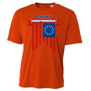 4th Of July Independence American Flag  Cooling Performance Crew T-Shirt