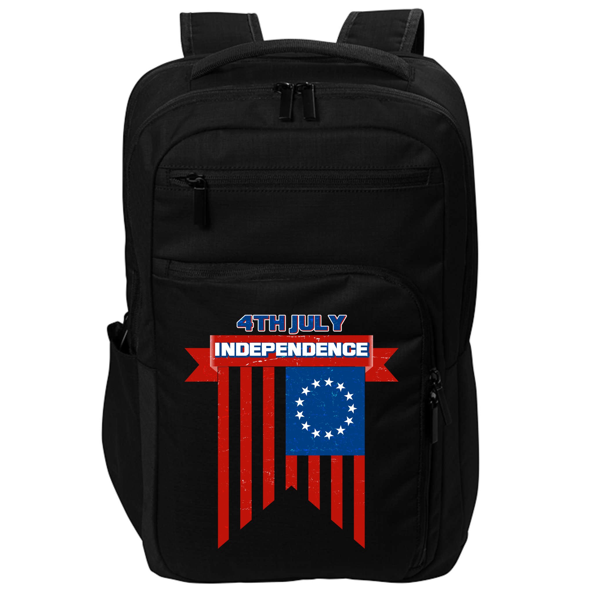 4th Of July Independence American Flag  Impact Tech Backpack