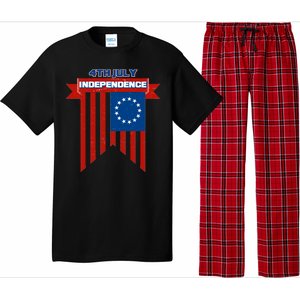 4th Of July Independence American Flag  Pajama Set