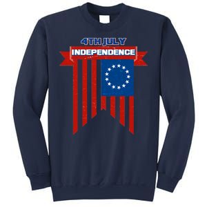 4th Of July Independence American Flag  Sweatshirt