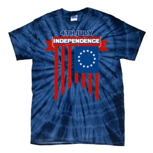 4th Of July Independence American Flag  Tie-Dye T-Shirt