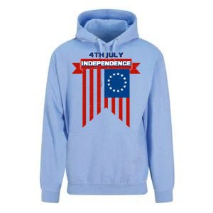 4th Of July Independence American Flag  Unisex Surf Hoodie