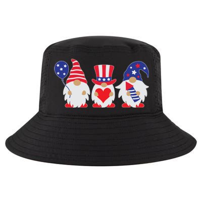 4th of July Lawn Gnomes USA Cool Comfort Performance Bucket Hat