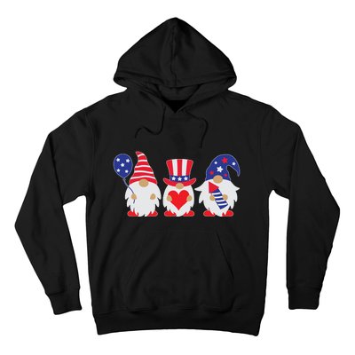 4th of July Lawn Gnomes USA Hoodie