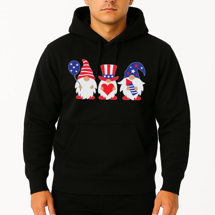 4th of July Lawn Gnomes USA Hoodie