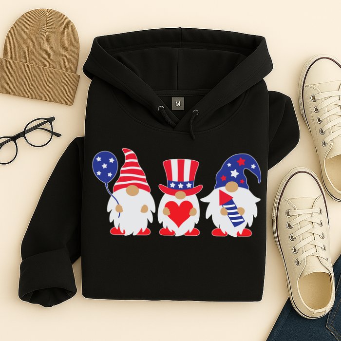 4th of July Lawn Gnomes USA Hoodie