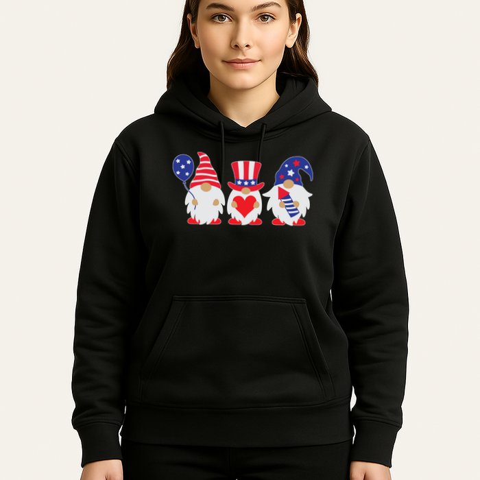 4th of July Lawn Gnomes USA Hoodie