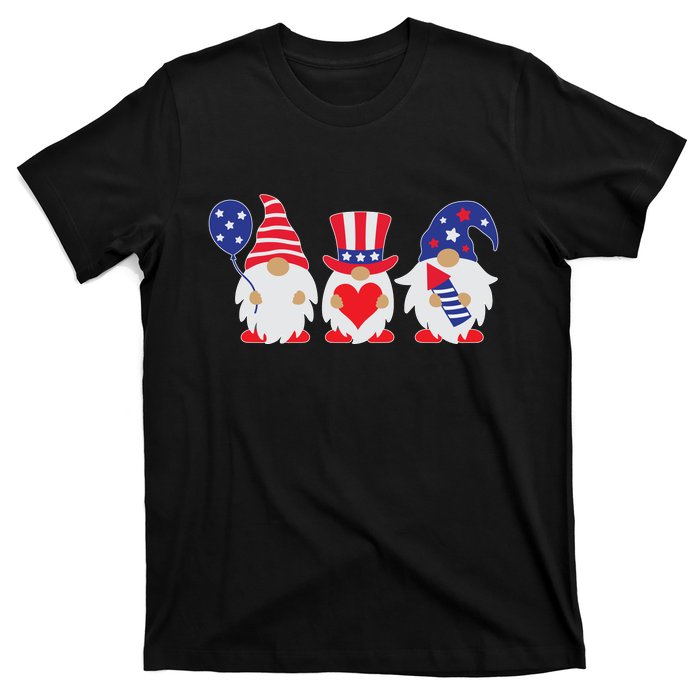 4th of July Lawn Gnomes USA T-Shirt