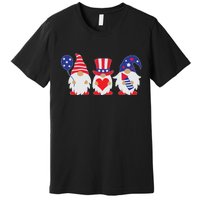 4th of July Lawn Gnomes USA Premium T-Shirt