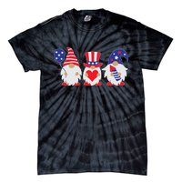 4th of July Lawn Gnomes USA Tie-Dye T-Shirt