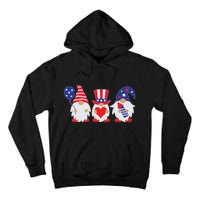 4th of July Lawn Gnomes USA Tall Hoodie