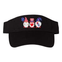 4th of July Lawn Gnomes USA Valucap Bio-Washed Visor