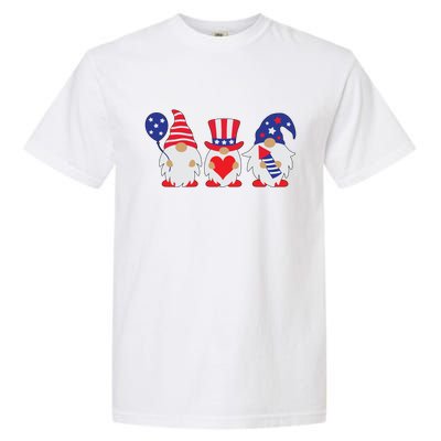 4th of July Lawn Gnomes USA Garment-Dyed Heavyweight T-Shirt