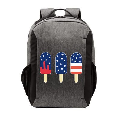 4th of July Popsicle Red White Blue American Flag Vector Backpack