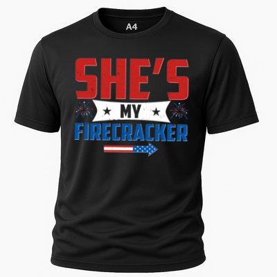 4th of July She's My Firecracker Matching Shirt Performance Shirt