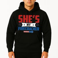 4th of July She's My Firecracker Matching Shirt Hoodie