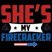 4th of July She's My Firecracker Matching Shirt Flatbill Hat