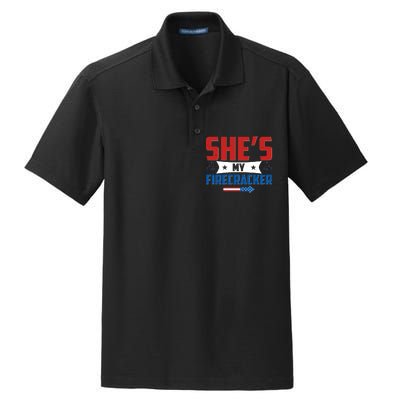 4th of July She's My Firecracker Matching Shirt Dry Zone Grid Polo