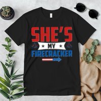 4th of July She's My Firecracker Matching Shirt Premium T-Shirt
