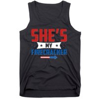 4th of July She's My Firecracker Matching Shirt Tank Top