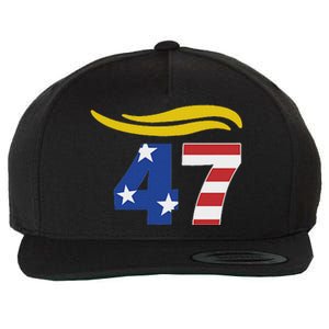 47 Trump Hair Wool Snapback Cap