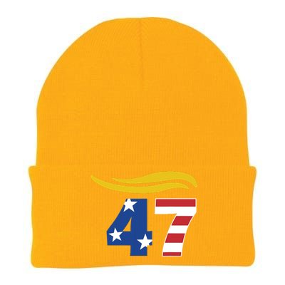 47 Trump Hair Knit Cap Winter Beanie