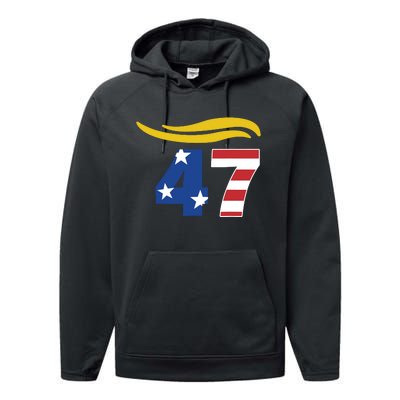 47 Trump Hair Performance Fleece Hoodie