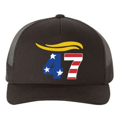 47 Trump Hair Yupoong Adult 5-Panel Trucker Hat