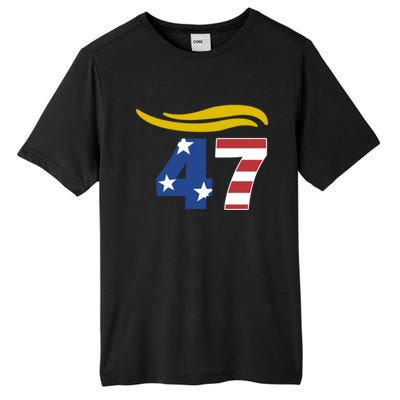 47 Trump Hair Meaningful Gift Tall Fusion ChromaSoft Performance T-Shirt