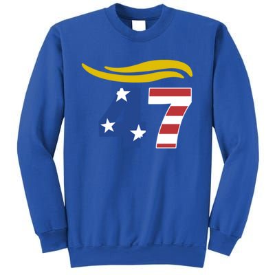 47 Trump Hair Meaningful Gift Sweatshirt