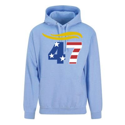 47 Trump Hair Meaningful Gift Unisex Surf Hoodie