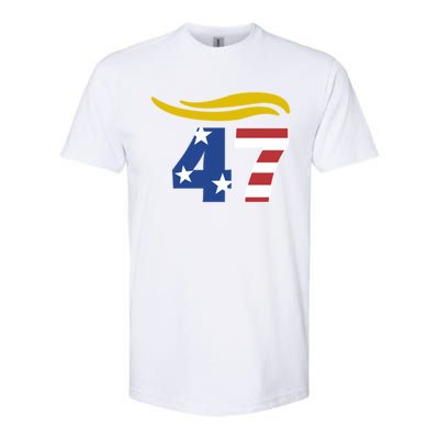 47 Trump Hair Meaningful Gift Softstyle CVC T-Shirt