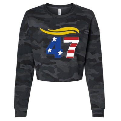 47 Trump Hair Cropped Pullover Crew