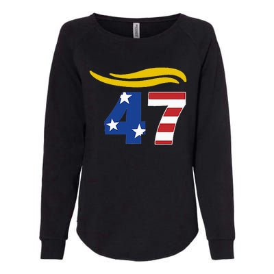 47 Trump Hair Womens California Wash Sweatshirt