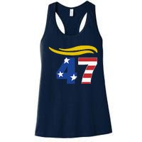 47 Trump Hair Women's Racerback Tank