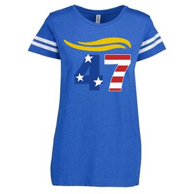 47 Trump Hair Enza Ladies Jersey Football T-Shirt