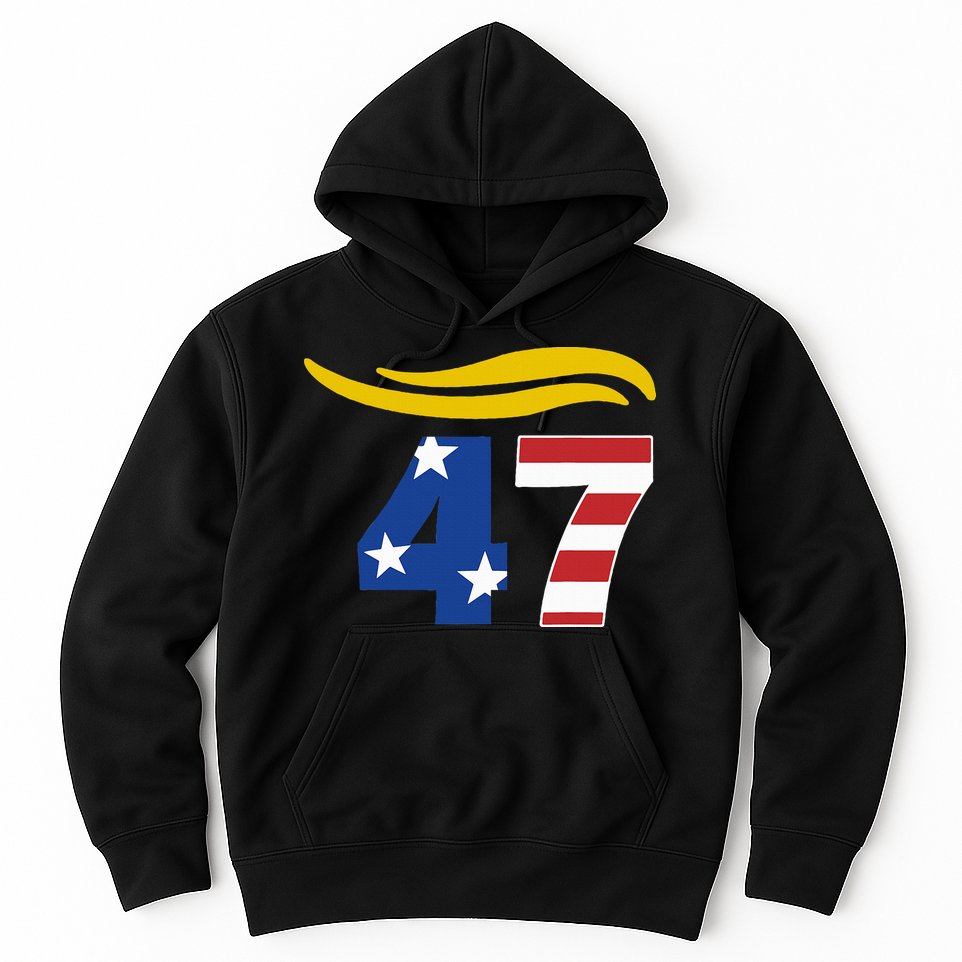 47 Trump Hair Hoodie