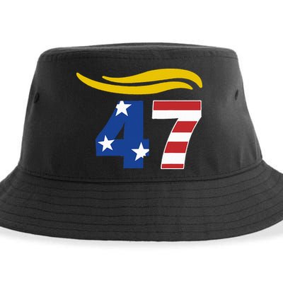 47 Trump Hair Sustainable Bucket Hat