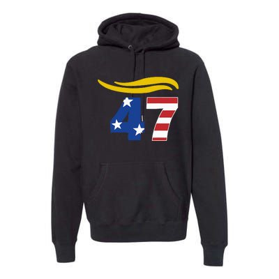 47 Trump Hair Premium Hoodie